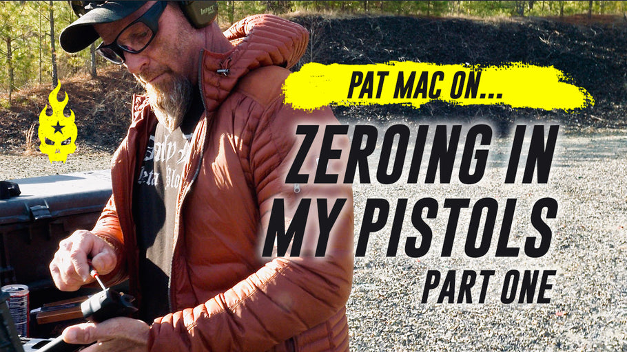 Zeroing In My Pistols, Part 1