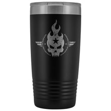 Load image into Gallery viewer, 20 Ounce Blaze Ops Vacuum Tumbler with Skull Logo