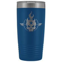 Load image into Gallery viewer, 20 Ounce Blaze Ops Vacuum Tumbler with Skull Logo