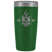 Load image into Gallery viewer, 20 Ounce Blaze Ops Vacuum Tumbler with Skull Logo