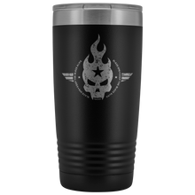 Load image into Gallery viewer, 20 Ounce Blaze Ops Vacuum Tumbler with Skull Logo