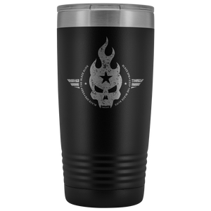 20 Ounce Blaze Ops Vacuum Tumbler with Skull Logo