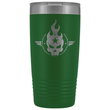 Load image into Gallery viewer, 20 Ounce Blaze Ops Vacuum Tumbler with Skull Logo