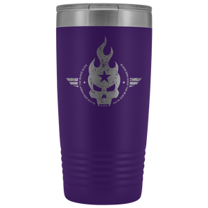 20 Ounce Blaze Ops Vacuum Tumbler with Skull Logo