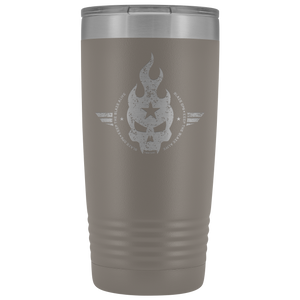 20 Ounce Blaze Ops Vacuum Tumbler with Skull Logo