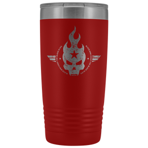 20 Ounce Blaze Ops Vacuum Tumbler with Skull Logo